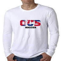 Kuba Soccer - Olimpijske igre - Rio - zastava Muška majica dugih rukava majica