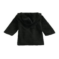Qinghua Toddler Baby Girls Boys Fleece Jacket Cardigan Hoodie kaput zimska topla odjeća Dječja gusta