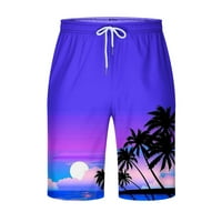 Farstey Beach kratka za muškarce sa elastičnim džepovima za pojavljivanje šorca za izvlačenje Havajska baggy ljetni casual baggy plivanje trupa, s-5xl