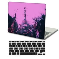 KAISHEK HARD ZAŠTIČNA SHELL CASE STAND SAMO Kompatibilni MacBook Air S + crni poklopac tastature A1369, bez USB-C Pink serije 0833