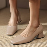 Debele jednostavne ženske cipele usta modne proljeće Srednja peta plitke i povremene pete ženske sandale,