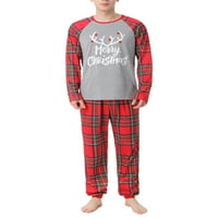 Peyakidsaamatching Božićne pidžame za obitelj, praznični PJS za parove