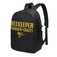 Pčelar Farmer Ludi ruksak lagan laptop ruksak za laptop Daypack za školu putovanja Žene Muškarci Djevojke