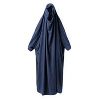 Casual maxi haljine za žene Ljeto casual arab ženski kaftan ogrtač čvrsta haljina ogrtačka ženska casual