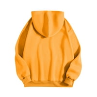 Hoodies za žene Fall odjeća za crtanje termičke rublje Frog grafičke dame labavi duksevi Dukserice Orange