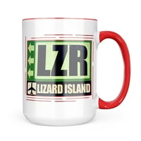 Neonblond AirportCode LZR Lizard Island Gol poklon za ljubitelje čaja za kavu