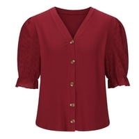 Bluze za žene ljetni trendy, casual majica kratkih rukava s majicama