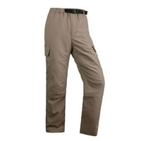 Teretne pantalone za muškarce na klirensu plus veličine odvojive napadačke hlače Solidne multi džepne