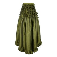 Suknje suknje Ženske čipke zamotavanje suknje za travnje stol za stol za zabavne šorc suknje za žene nagnute suknje za žene zelene xxl
