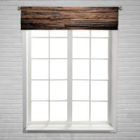 Tamna drva Teksturna prozora za zavjese