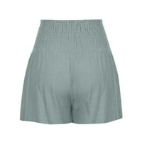 GAECUW linen hlače Žene Ljeto Redovno fit lounge pantalone Povucite na hlače Dukseva Ležerne prilike