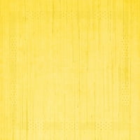 Ahgly Company u zatvorenom pravokutniku Čvrsti žuti modernim prostirkama područja, 8 '10'