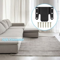 Sami sekcijski kauč, univerzalni presjek kauč za zaključavanje, jednostavan za instaliranje kauča za sekce čvrste konektore za namještaj Kauč konektor nosač sa vijkom