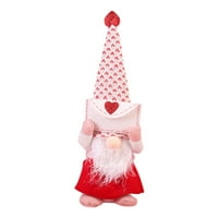 Kineska koverta za Valentinovo Ljubav Srce Nema lica Stočna lutka Dekoracija lutke Rudolph Nema lica