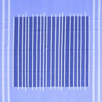 Ahgly Company Machine Persible Centrable Square Sažetak Plava prostirke savremene površine, 8 'Trg