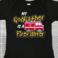 Inktastic moj kum je vatrogasac sa vatrogasnim kamionom poklon dječje djeteta ili dječje djece