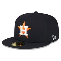 Muška nova Era Navy Houston Astros bacač Autentična kolekcija 59Fifty ugrađeni šešir