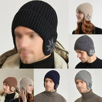 Muški ženski pleteni panijski zaštita uha zima topala šeširki biciklizam gusta kapa