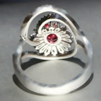 Prekrasne srebrne prirodne dragulje Ruby Wedding Rottledstone Nevjest MB