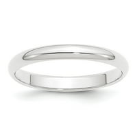 Auriga Platinum pola okrugle vjenčane vezene veze - za žene