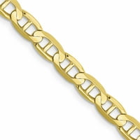 10k žuto zlato konkavni lanac sidro izrađen u Južnoj Africi 10CCA120-22