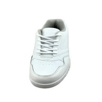 TANLEEWA muške kožne bijele sportske cipele lagane tenisice prozračne ležerne cipele veličine 15