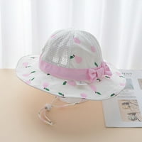 QXUTPO Baby Hat Cap Voćne djevojke Kašika za sunčanje za sunčanje za dječake