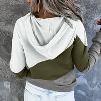 Duksev pulover Riforla kapuljač s dugim rukavima dugih rukava za ženske kaznene dezerske dukseve nacrtaju