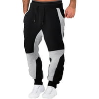 Pedort muške svjetlosne hlače na širokim nogama sport sport trčanje jogger pantalone hlače bijela, m