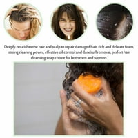 Ruikea zatamnjeni šampon šipke - regenerator i popravak, prirodna kosa tamna šampon šampon, pomaže zaustaviti
