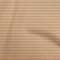 Onuone Rayon narančasto tkanina azijska Ikat DIY Odjeća za preciziranje tkanine za ispis tkanine sa