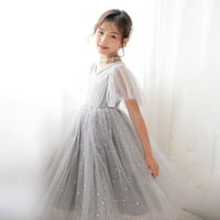 Dyfzdhu djevojke odijevanje djeca duge haljine za djevojčice zvijezde tiskane casual haljine velike