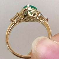 Veki Gemstone Roidne sapphire izjave za angažovanje prstena za žene obljetnice za oblikovanje prstena