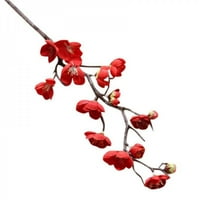 Kineski sok sušeni lažni cvjetovi svilene šljive Flower lažne biljke Grana drveća svilena cvijeća za