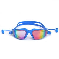 Profesionalne naočare za plivanje Man Silikon protiv magle UV podesive višebojne plivanja sa sluškim