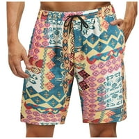 Print pantalone Kovčići za crtanje na plaži Plesni kratke hlače Muški povremeni kupaći kostimi
