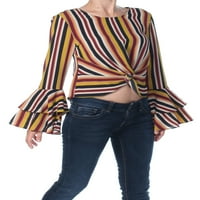 Bar III ženska bluza pulover s rukavima, višebojni, XX-mali