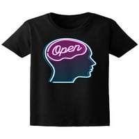 Geek Open um mozak u oštrom efektu majica Žene -Image by Shutterstock, ženska X-velika