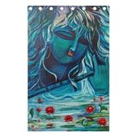 Popcration Ženska umjetnička slika Prozor zavjese Zamračenja zamračenja termalne slijepe zavjese za