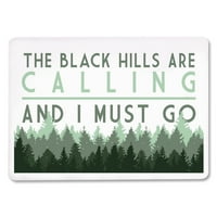 Crna brda, Južna Dakota, Crna brda zovu i moram ići, borove drveće, prešu fenjer, premium igračke kartice,