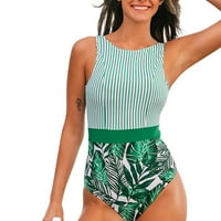 SkPabo Ženski kupaći kupaći kostimi One cvjetni omotač za ispis Halter Clotut Push up kupaći odijelo