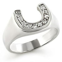 Luxe nakit dizajnira ženski srebrni prsten od srebra sa okruglim CZ - veličinom 6