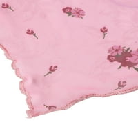 Ženska seksi čista mreža Camisole, ružičasta ružičasta slatka za Valentinovo
