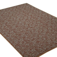 Opremljeno moje mjesto Moderna unutarnja vanjska komercijalna tepih u boji - hrđa, 3 '12 ', trkač, kućni