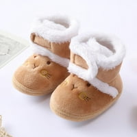 Dojenačke čizme Zimske djevojke cipele crtani medvjed pamučne cipele plus baršunaste tople sniježne