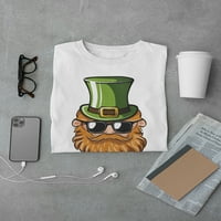 Smartprints Muški grafički tee - St Patricks Day Ginger Man - Regular Fit pamuk