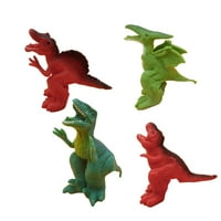 Lutka dinosaur meka TPR zanimljivi lijepi crtani dinosaur umirujući igračke olakšavaju stres novitete igračke, slučajne boje