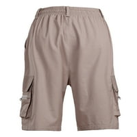 Radne pantalone za muškarce Ležerne prilike na otvorenom teretna hlače Čvrsti patentni džepni šorts
