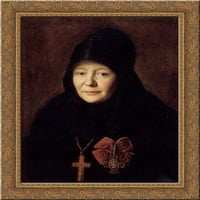 Portret Jekatena Kropotova Gold Ornate Wood Fram Canvas Art Vladimir Borovikovsky