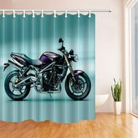 Avanturistička magična motocikla za zavjese od poliestera za kupatilo, zavjesa za tuš